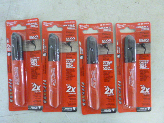 lot 342 image: 4 Milwaukee Inkzall Jobsite Markers