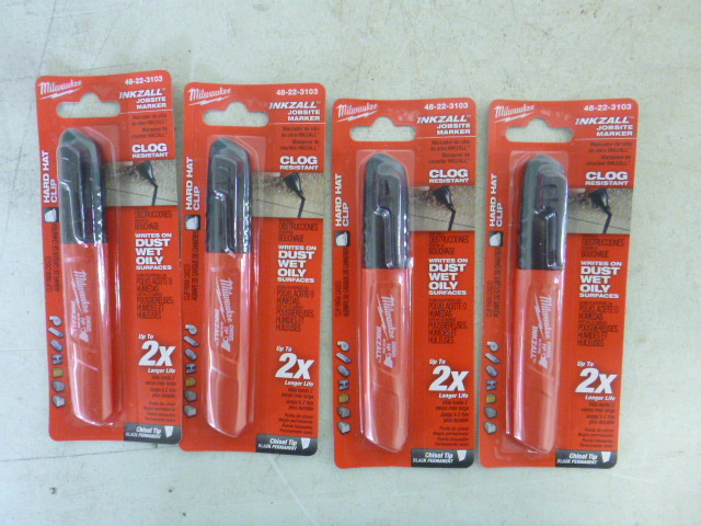 lot 345 image: 4 Milwaukee Inkzall Jobsite Markers