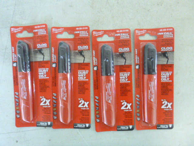 lot 346 image: 4 Milwaukee Inkzall Jobsite Markers