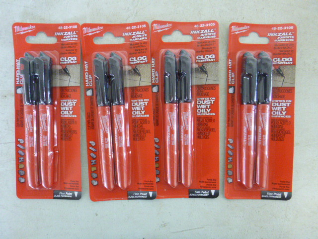 lot 347 image: 4 Milwaukee Inkzall Jobsite Markers