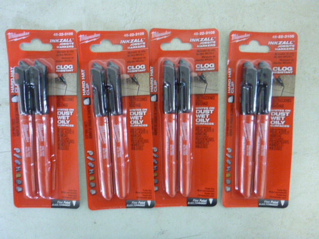 lot 349 image: 4 Milwaukee Inkzall Jobsite Markers