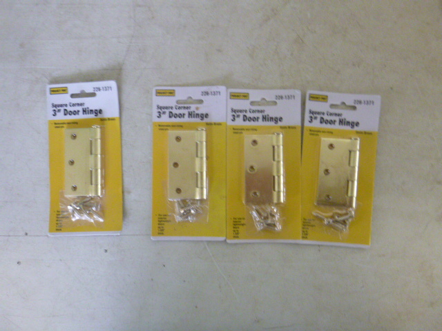 lot 357 image: 4 Project Pro Square Corner Door Hinges