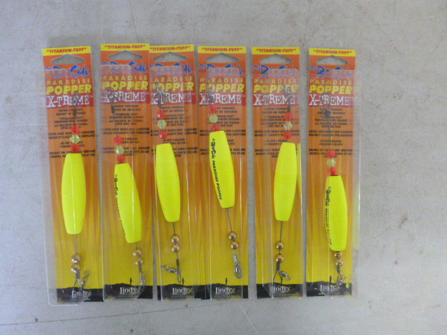 lot 403 image: 6 Old Baysize Paradise X-Treme Poppers