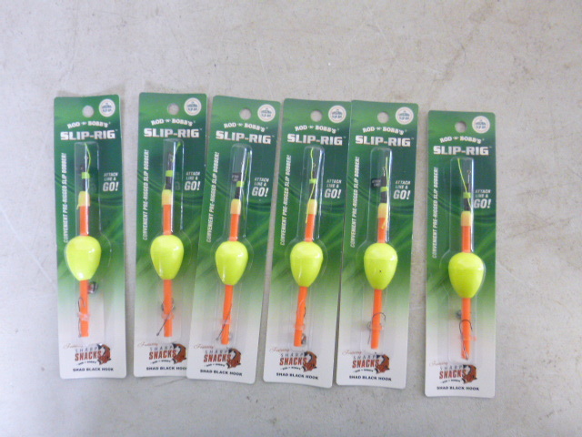 lot 410 image: 6 Rod-N-Bobs Pre-Rigged Slip Bobbers