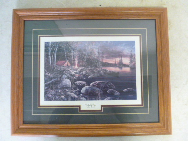 lot 443 image: Twilight Fire by Jim Hansel