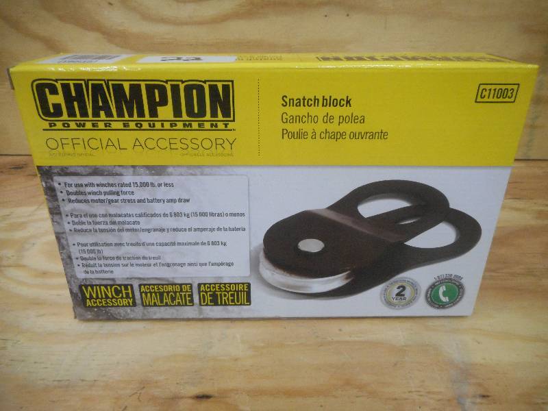 New Champion 15000# Winch Snatch Bl...