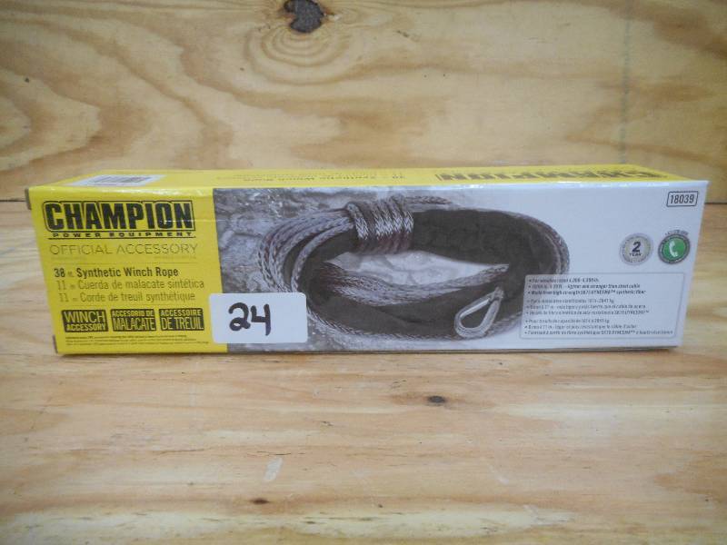 New Champion 38 Synthetic Winch Ro...