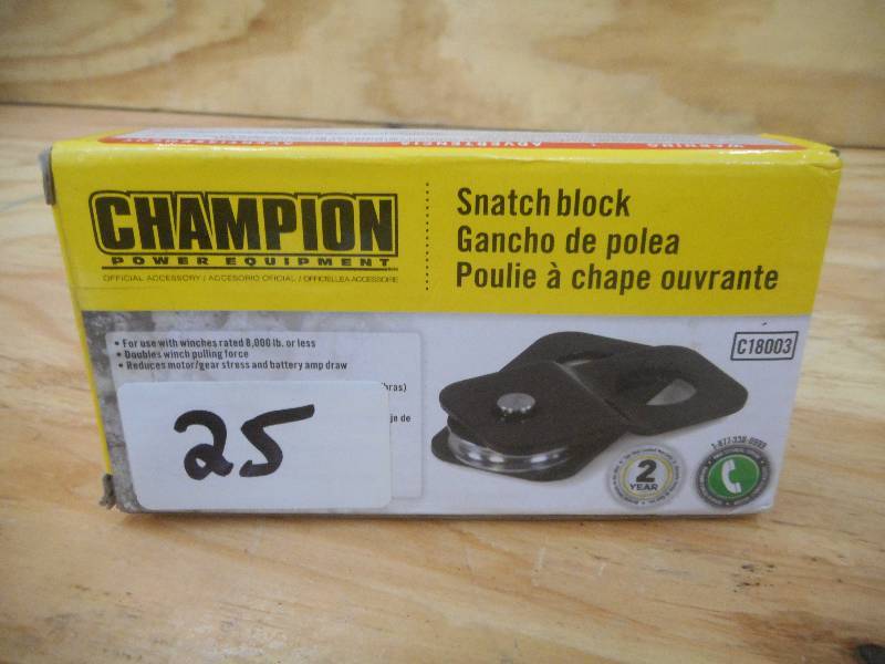 New Champion 8000# Winch Snatch Blo...