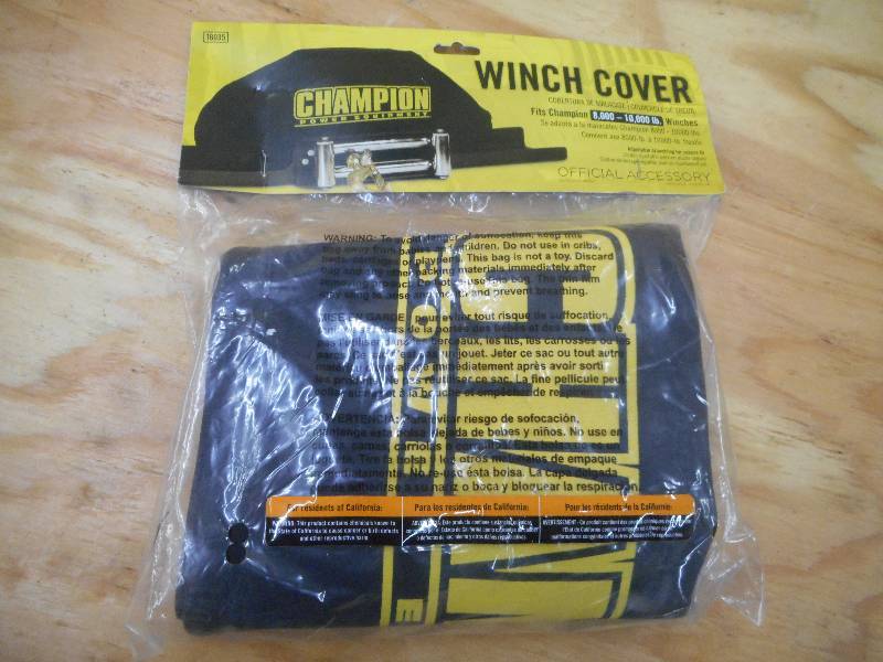 New Champion Winch Cover, Fits 8000...