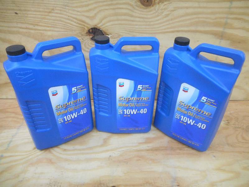 (3) 1.25-Gallon Jugs Of Chevron Sup...