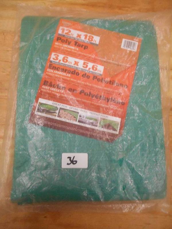 New 12x18 Poly Tarp ...