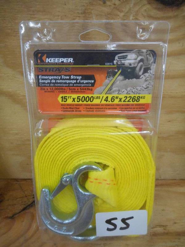 New Keeper 15 Tow Strap, 5000#...