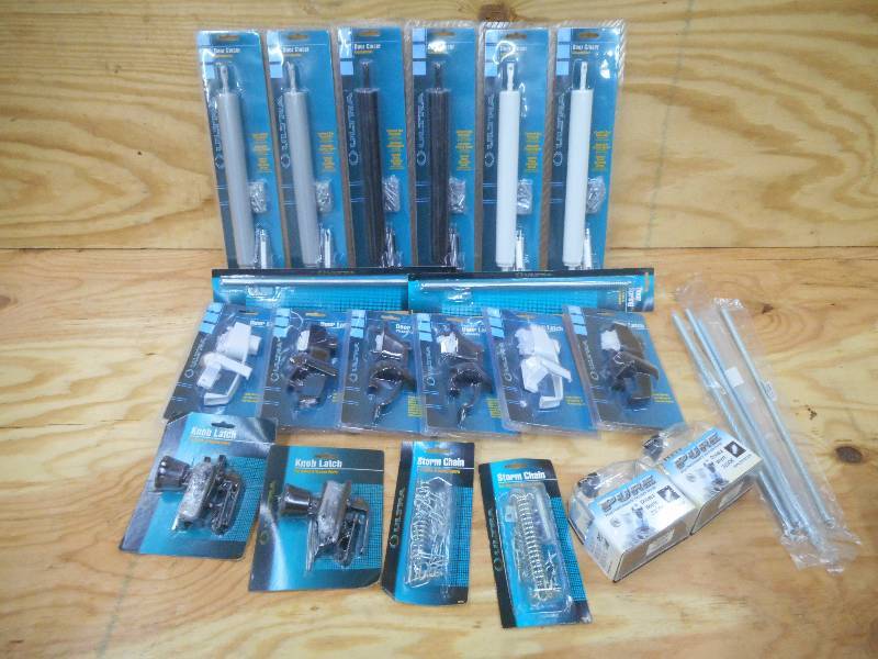 Box Full Of Assorted New Door Hardw...