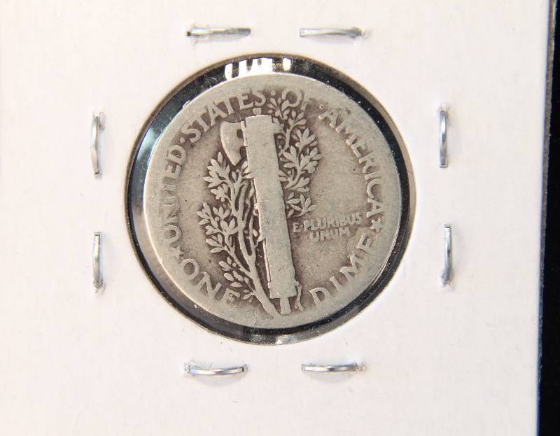1928 MERCURY SILVER DIME GOOD