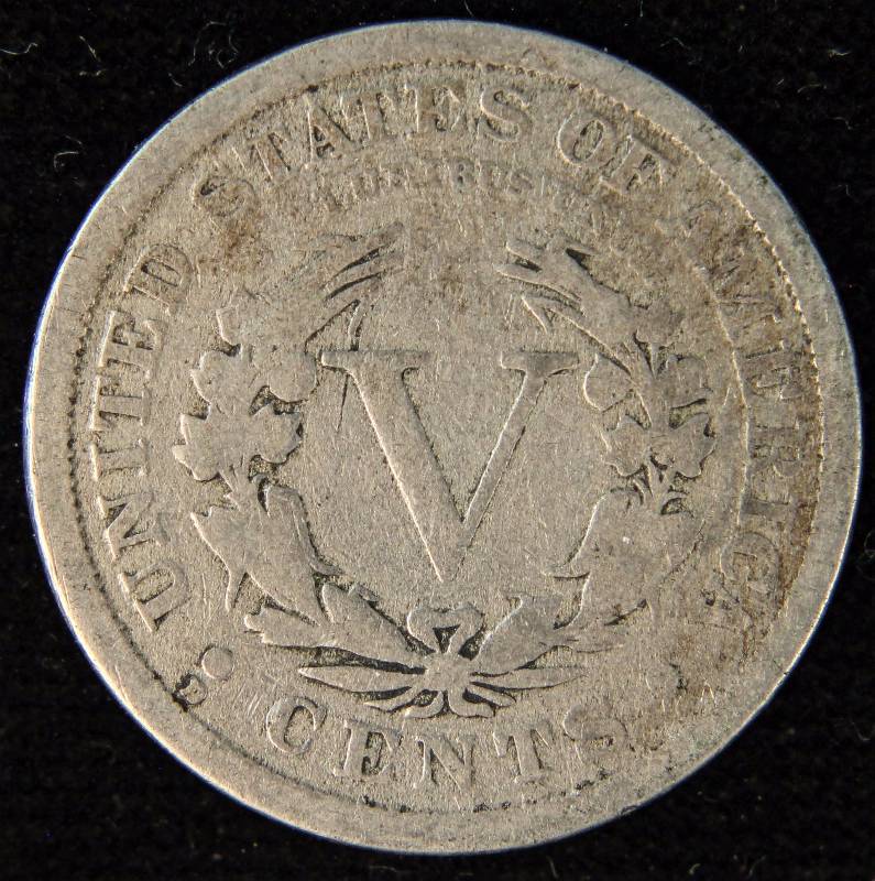 1912-D LIBERTY V NICKEL GOOD