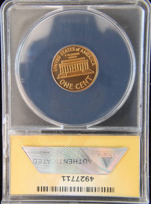 1961 PROOF LINCOLN CENT PF67 RED ANACS