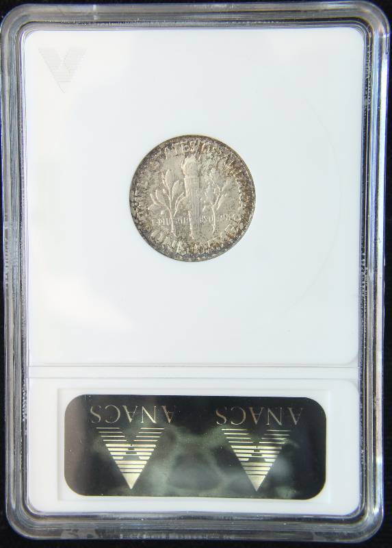 1951 ROOSEVELT SILVER DIME MS66 ANACS