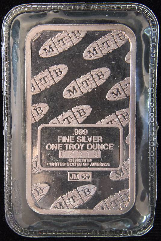 1 TROY OZ. .999 FINE SILVER BAR STATUE OF LIBERTY SEALED