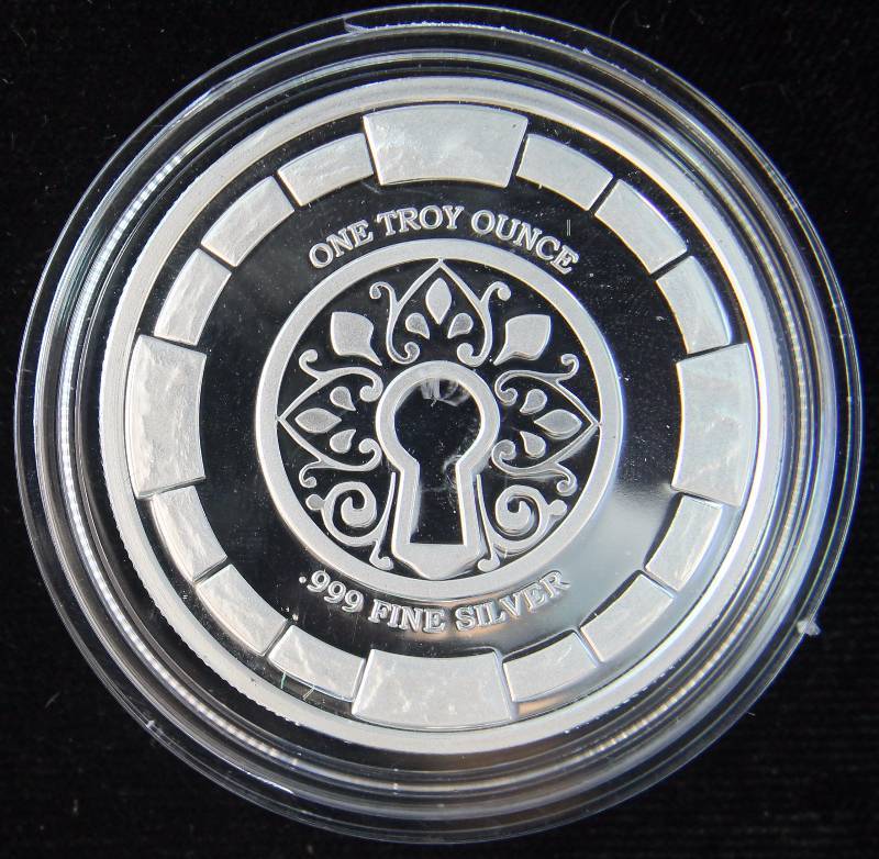 1 TROY OZ. .999 FINE SILVER PROOF NWT MINT STANSBERRY RESEARCH IN AIRTITE HOLDER