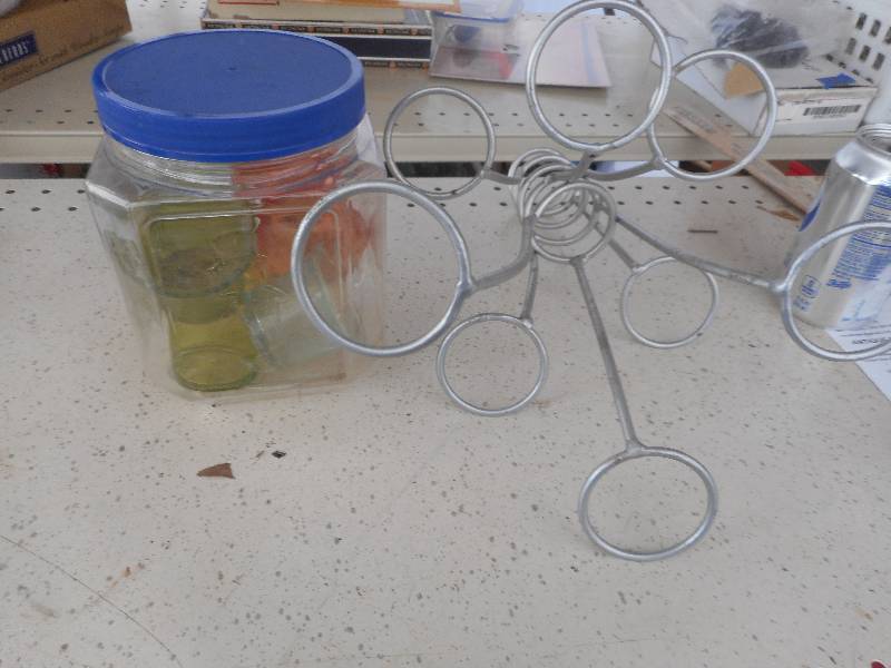 CANDLE HOLDER AND GLASS HOLDERS