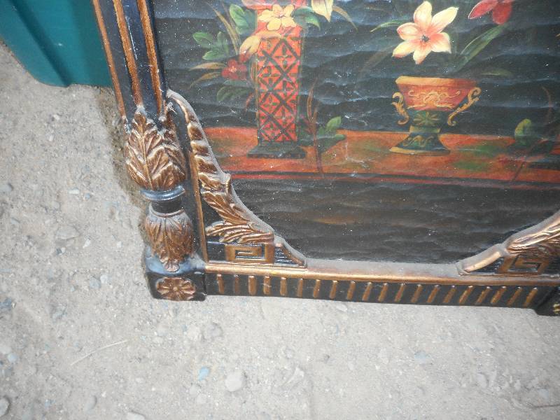 VINTAGE CHINESE PICTURE AND FRAME
