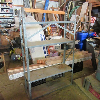 Metal Shelving Unit