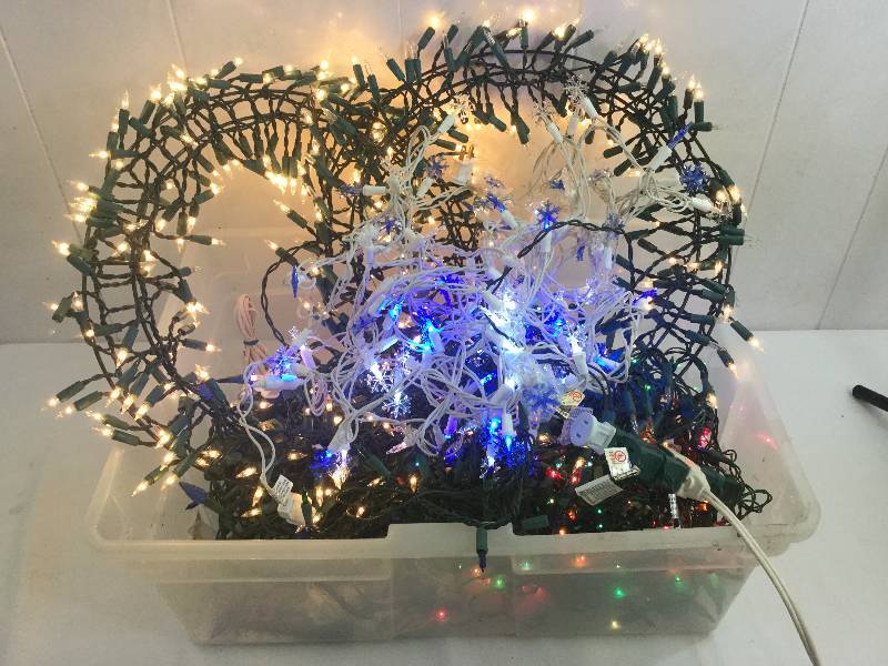 Box of Christmas Lights
