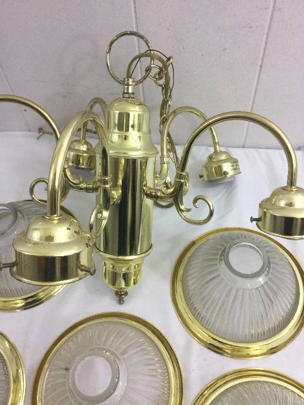 Brass Chandelier