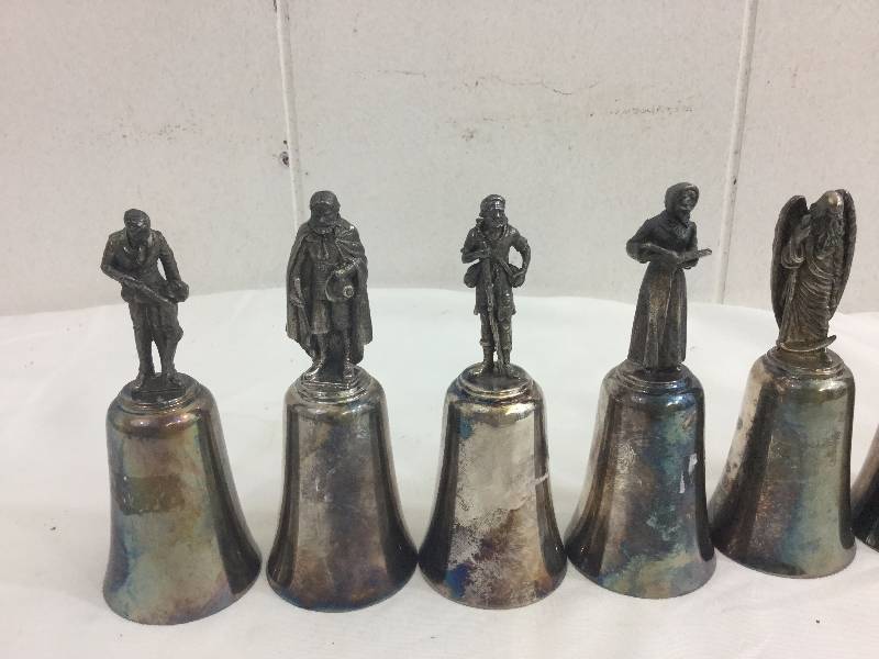 Silver Plate and Pewter figurines
