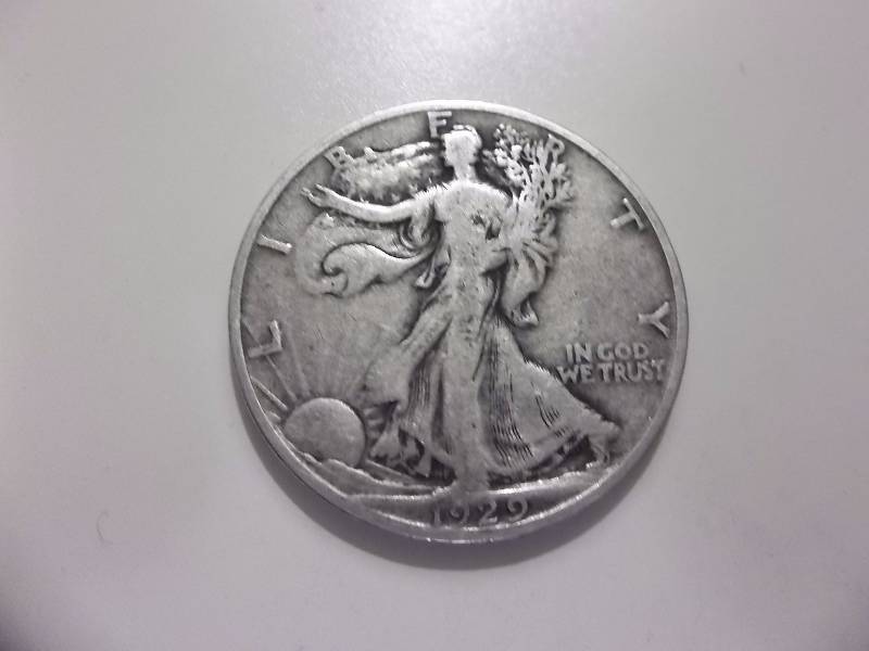 1929 D Walker Half Dollar