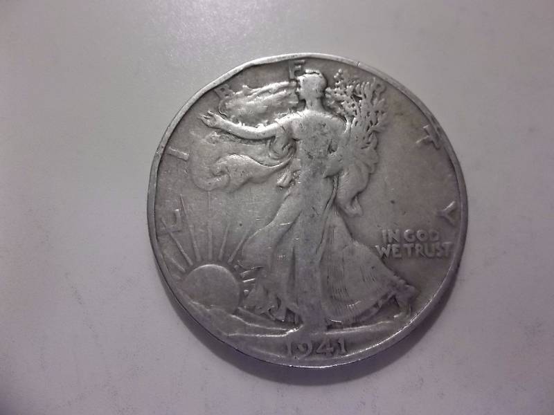 1941 S Walker Half Dollar Better Grade