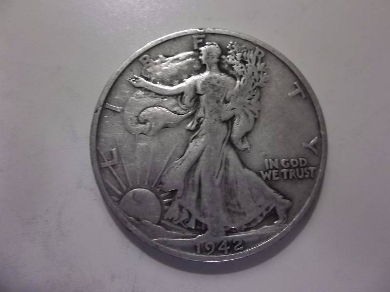 1942 S Walker Half Dollar Better Grade