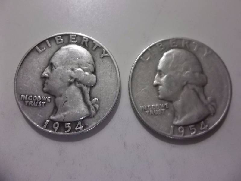 1954 D, 1954 S Washington Quarters Better Grades