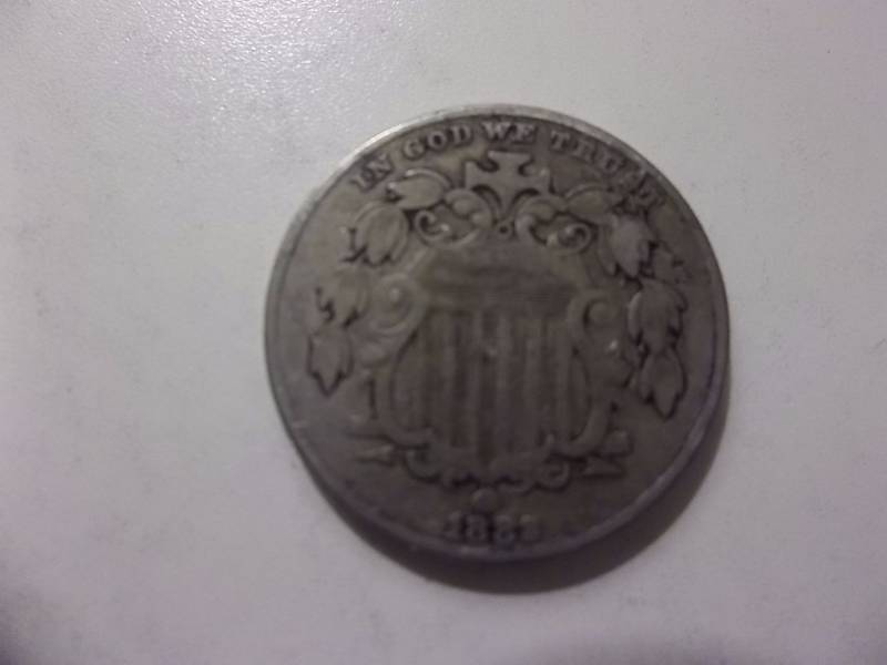 1882 Shield Nickel High Grade (Grey Sheets Value $64-$115)
