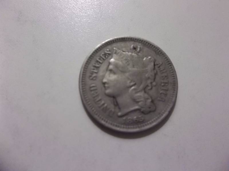 1865 3-Cent Nickel