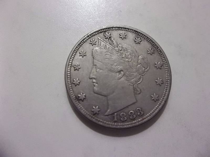 1883 V-Nickel  In Very High Grade & Better Date (Grey Sheets Price $85.00-$115.00)