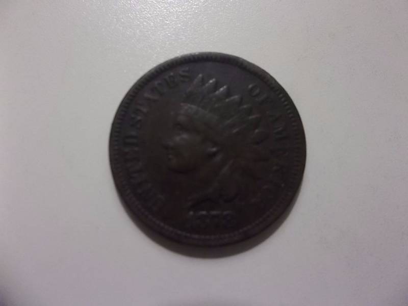 1878 Indian Head Cent Higher Grade (Grey Sheets Price $125.00)