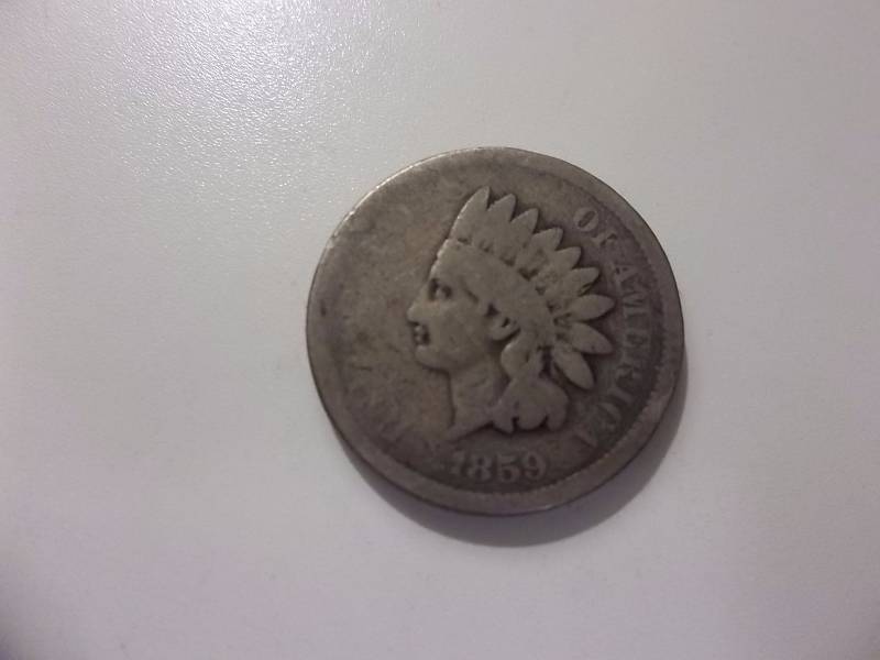 1859 Indian Head Cent Bronze