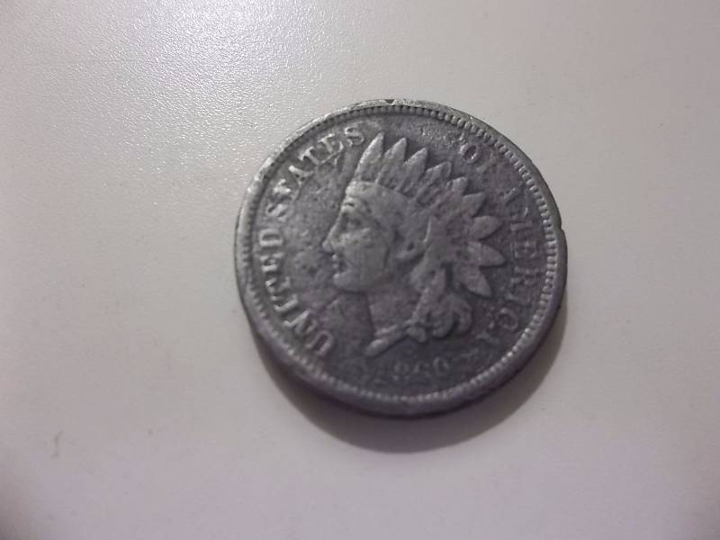 1860 Indian Head Bronze Cent