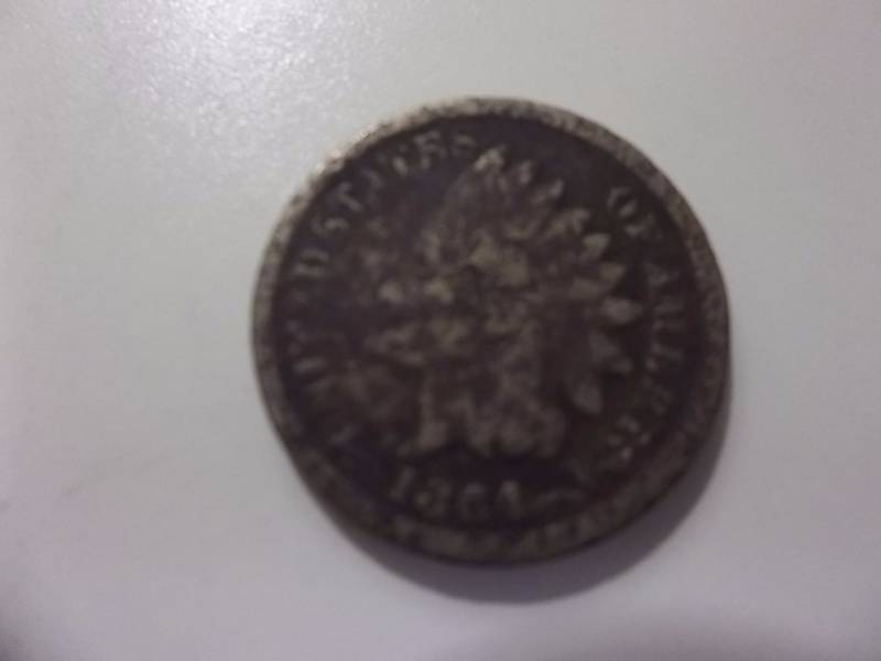 1864 Indian Head Bronze Cent Better Date