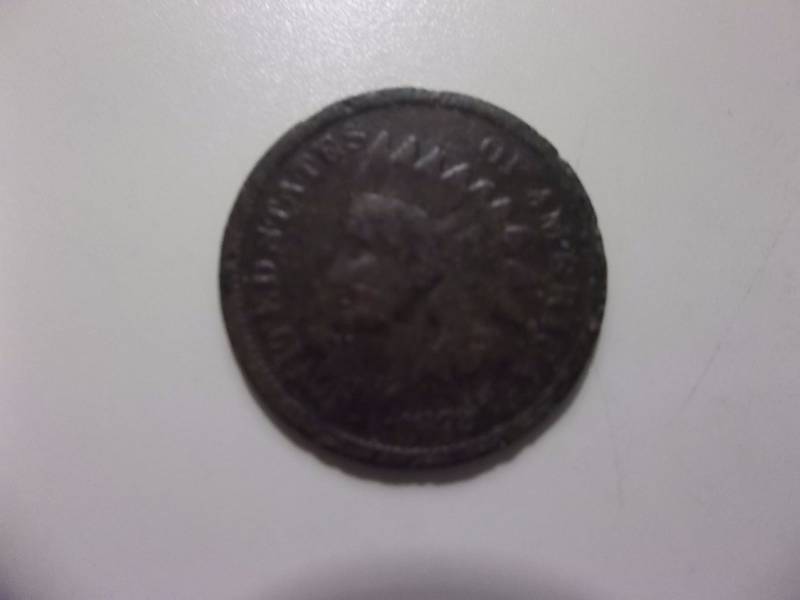 1872 Indian Head  Cent