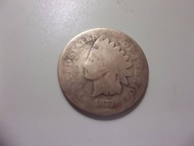 1873 Indian Head  Cent Rare