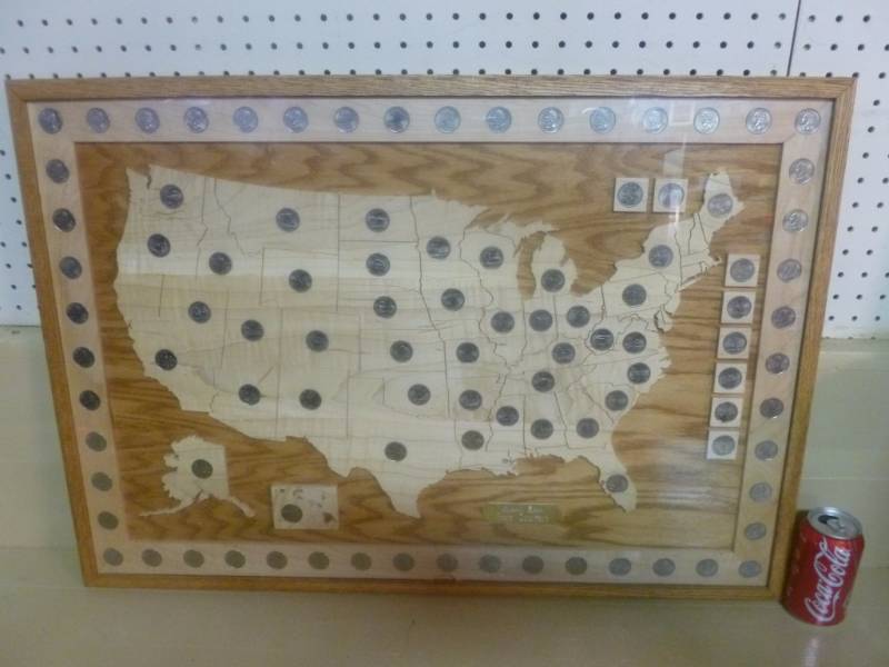 Framed State Quarter Collection