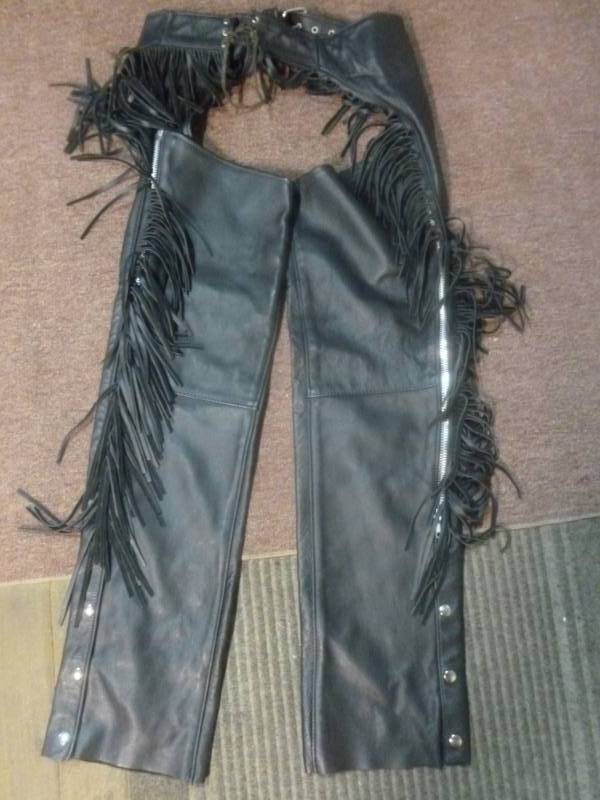 Leather Biker Chaps