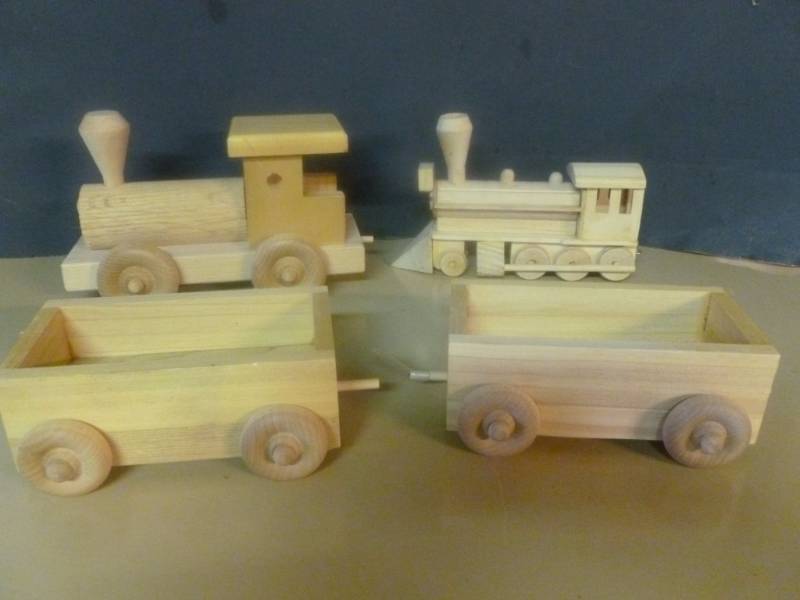 Wooden Train Set