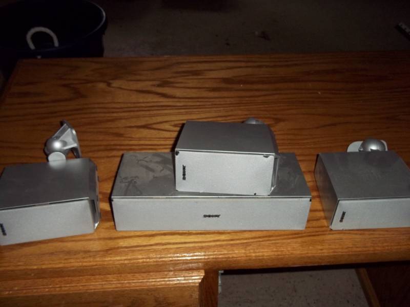 Lot of 4 Sony Speakers