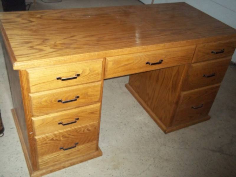 Custom Hand Made Wood Desk