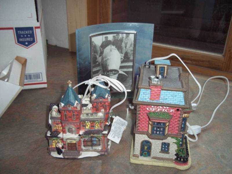 Lighted Houses, picture frame