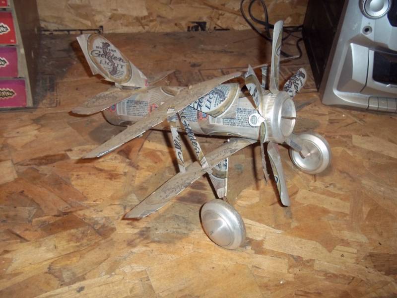 Beer Can Airplane