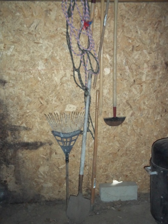 Shovels and tools